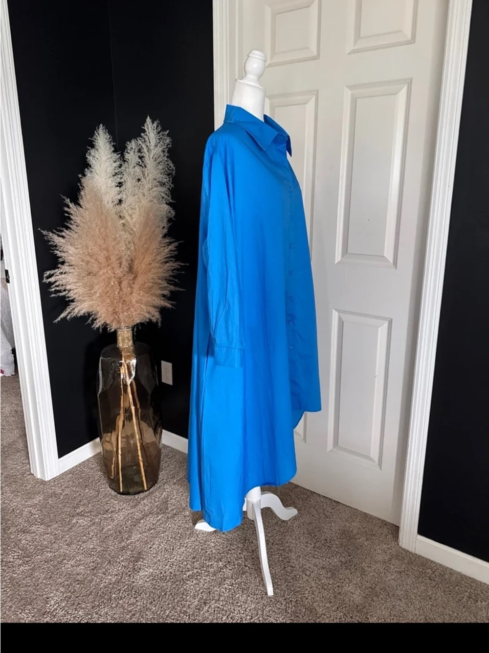 NWT GoodTime USA Bold Blue High Low Shirt Dress size 1X/2X - Picture 6 of 12
